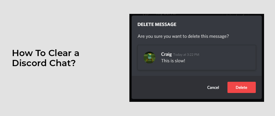 How to clear a Discord chat