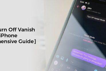 How to Turn Off Vanish Mode on iPhone